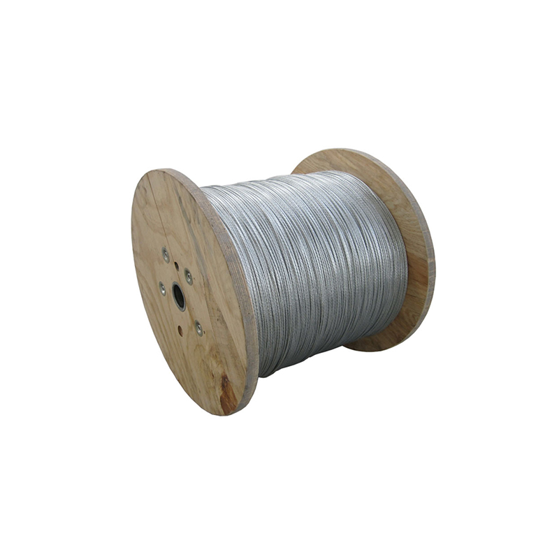 High quality galvanized steel wire rope used for electric power line.