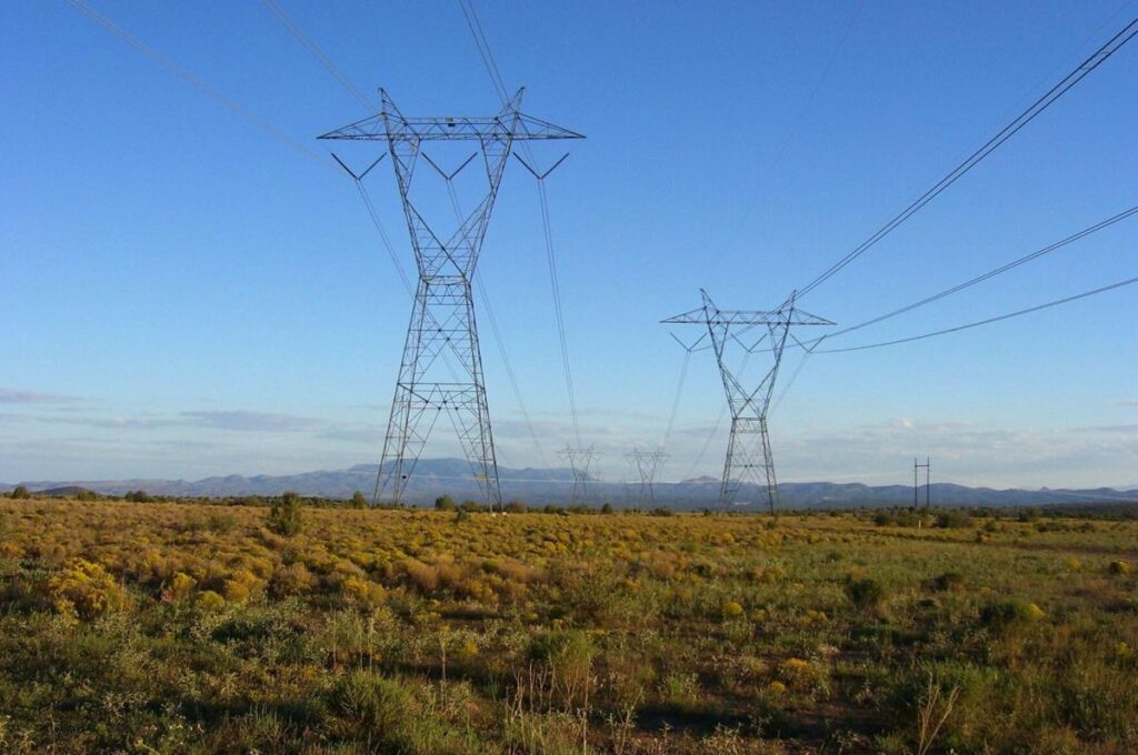 Electric grids for a power grid installed over long distances.