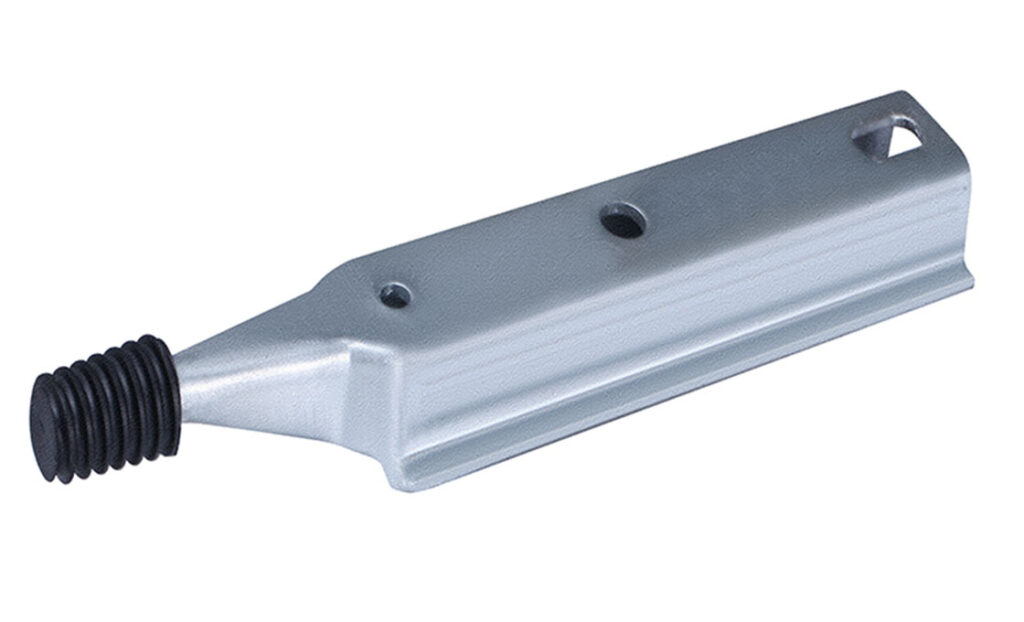 pole top pin as used in overhead power transmission and distribution systems