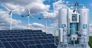 use of renewable energy in green hydrogen production