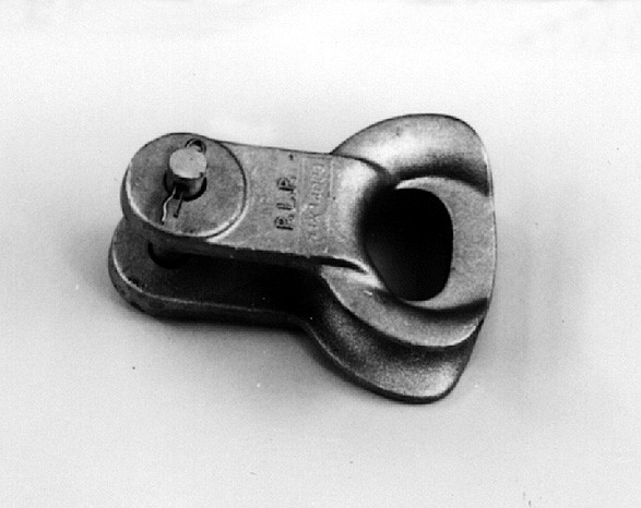 thimble clevis as used in overhead transmission systems