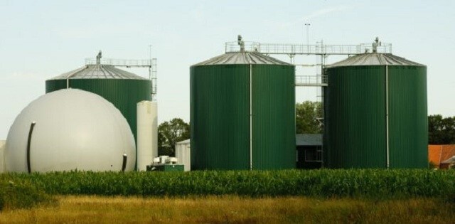 compressed biogas production plant