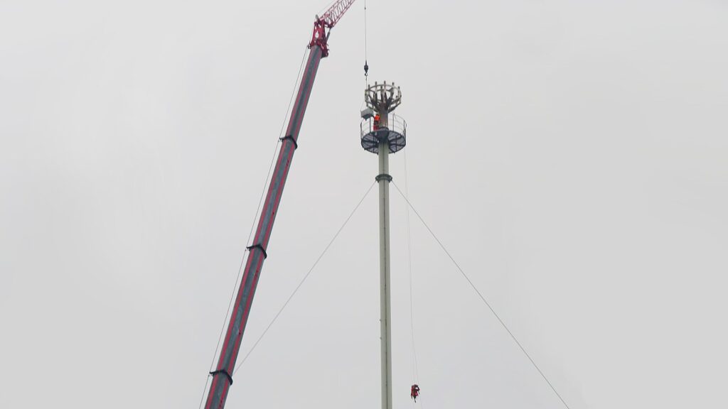 guy wires help support energy infrastructure