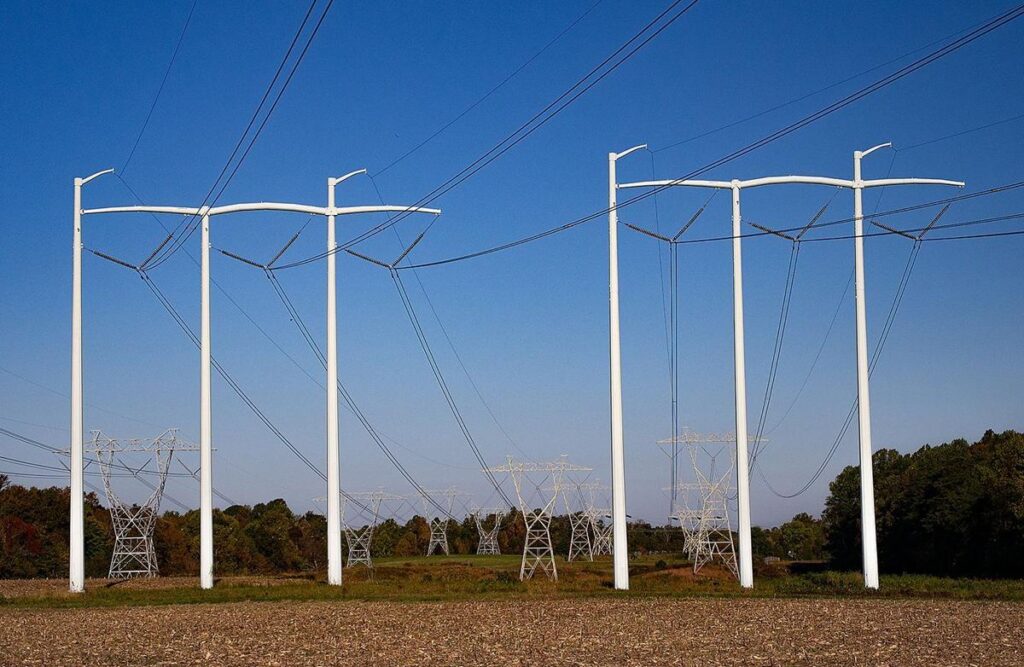 power transmission lines