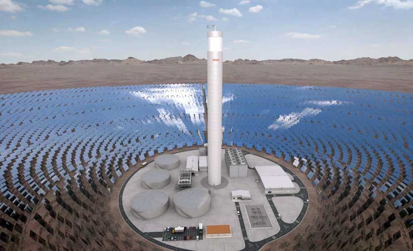 Chile's large-scale solar plant for energy generation 