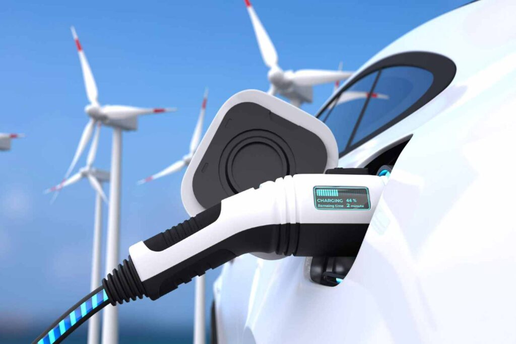 Renewable energy can enhance the efficiency of the electric vehicle industry