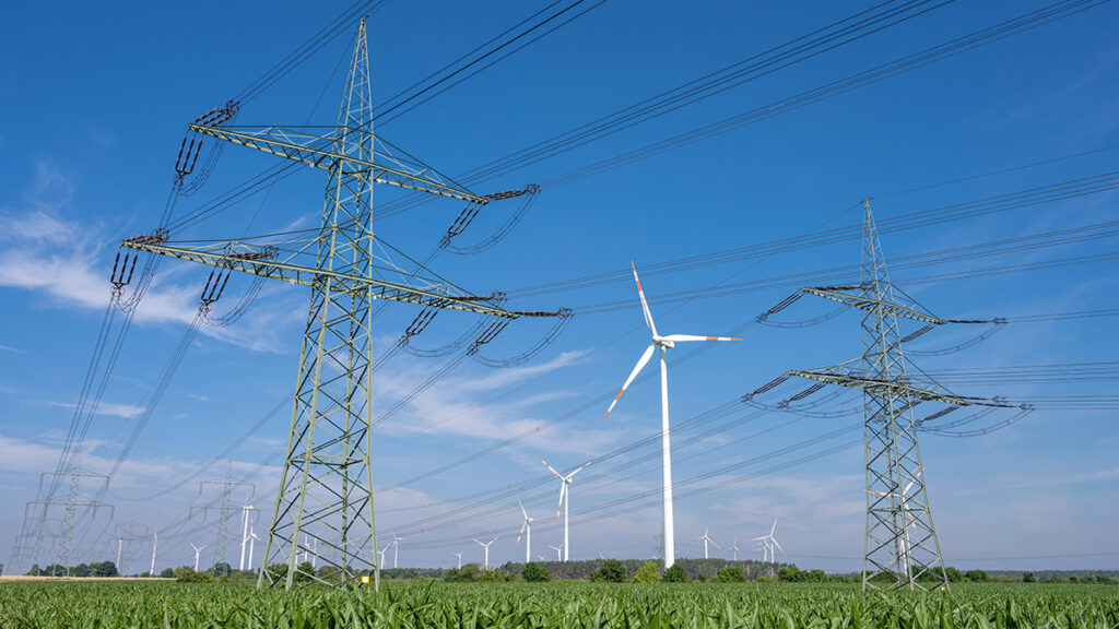 Renewable energy supporting the electrical grid