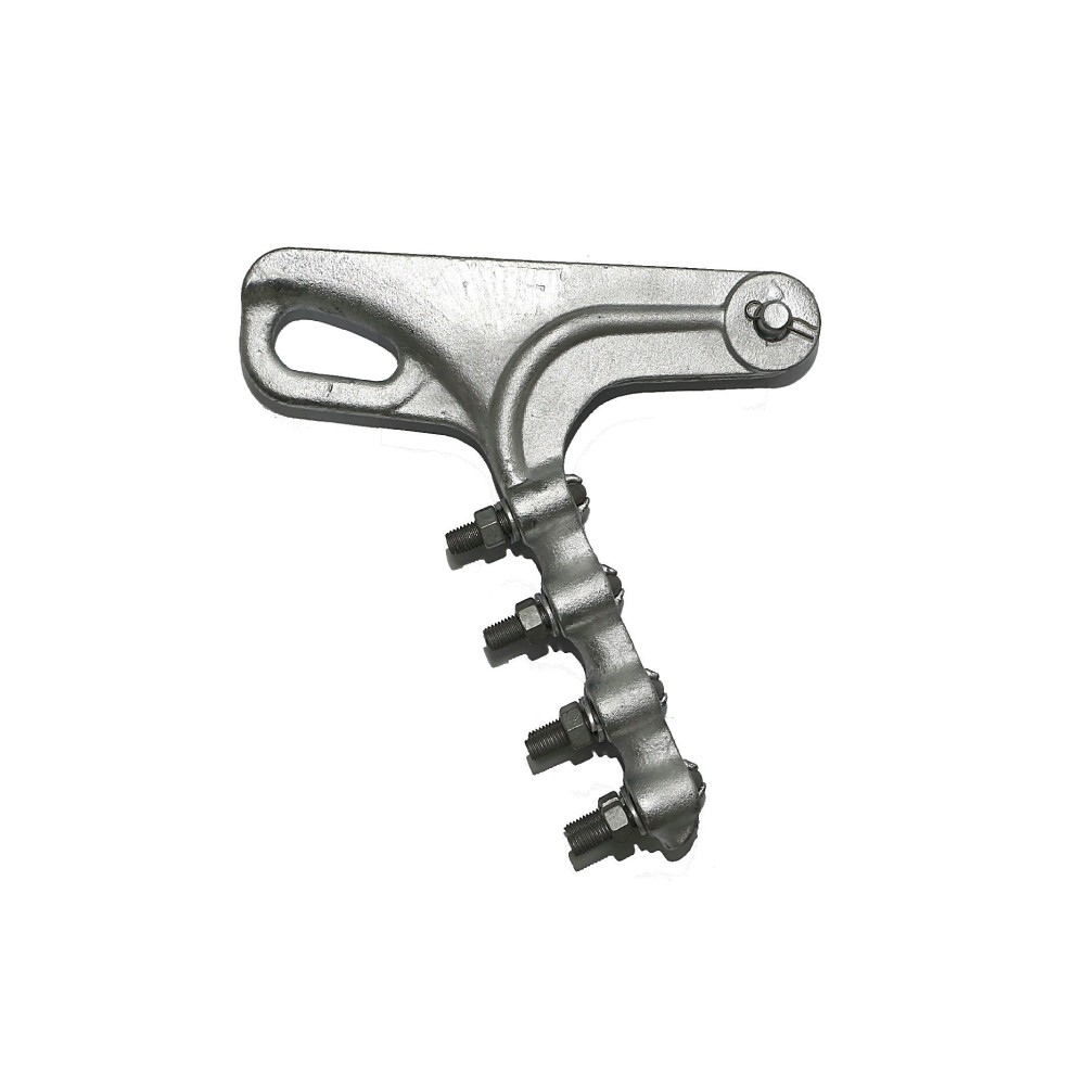 Deadend clamps reduce conductor tension