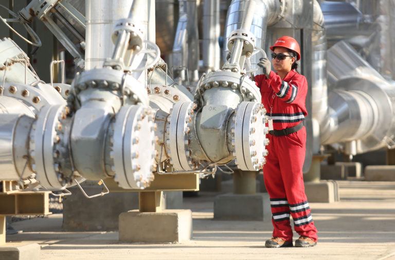 Oil production and refining facility in Venezuela