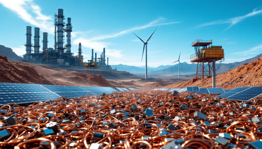 Copper mine powered by renewable energy