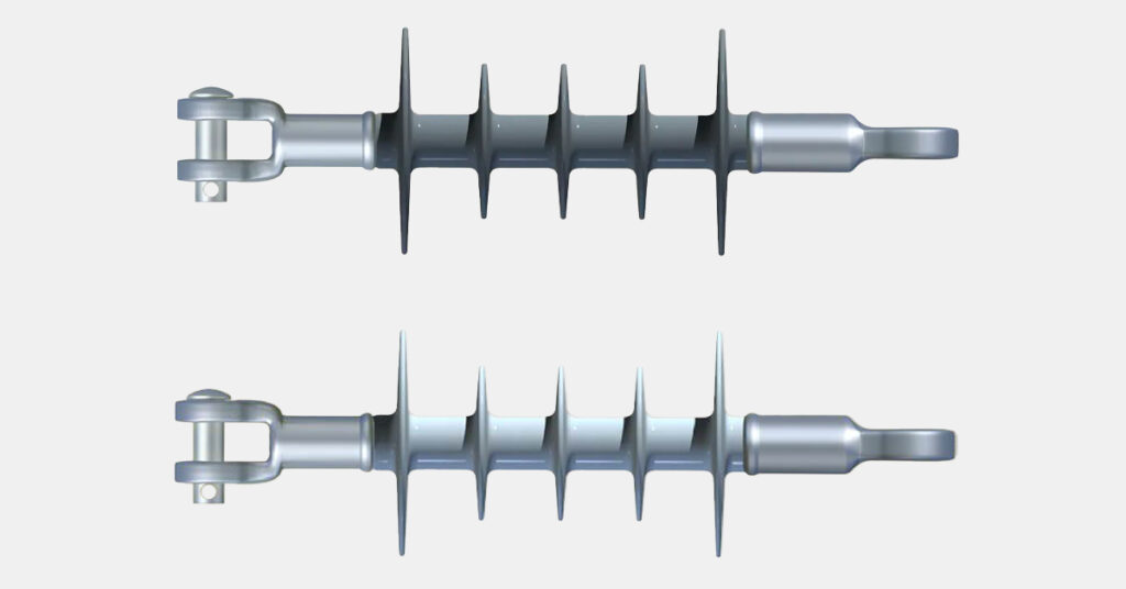 Deadend insulators provide electrical barriers for conductors