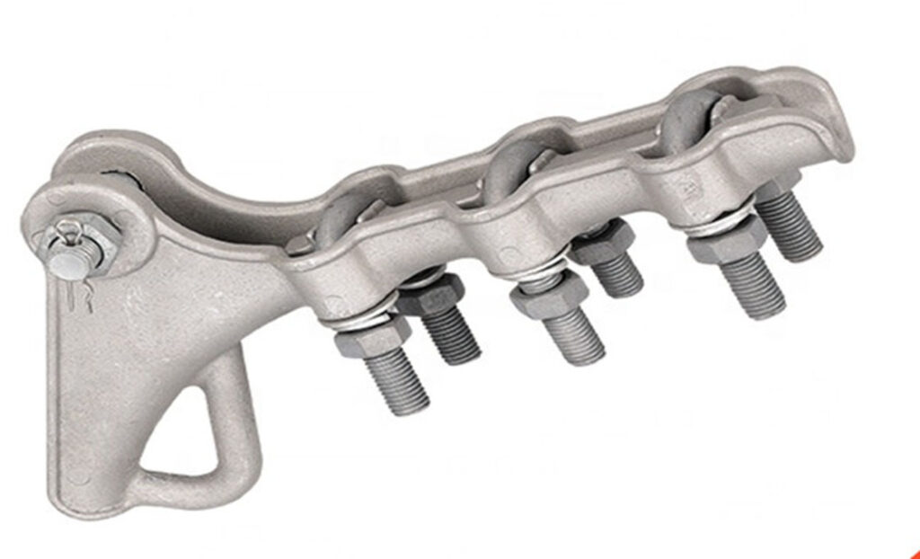 Strain clamps provide mechanical and electrical stability