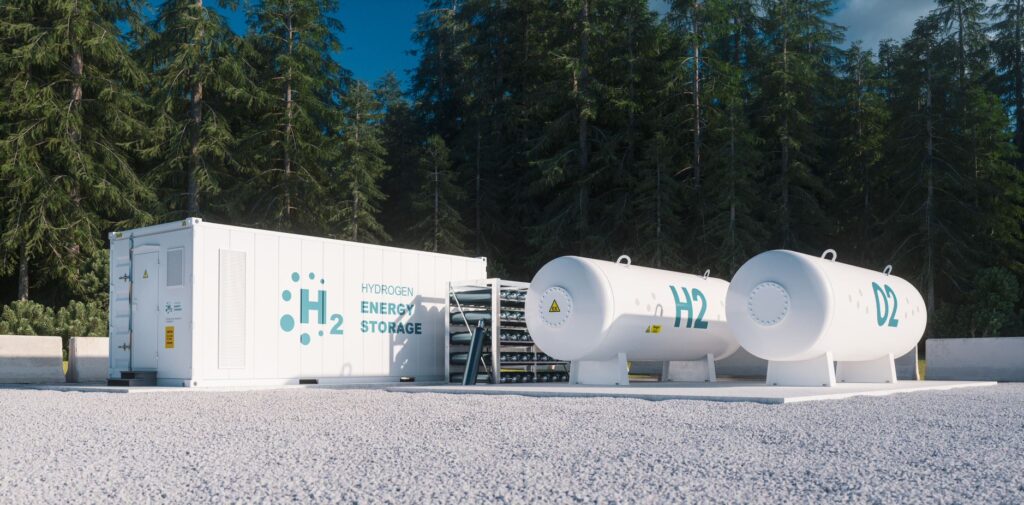 Green hydrogen and storage facility 