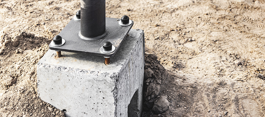 Lightning foundation anchor for 
