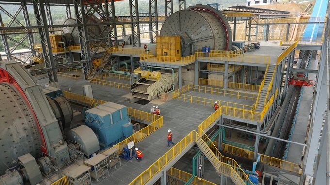 Copper mine facility