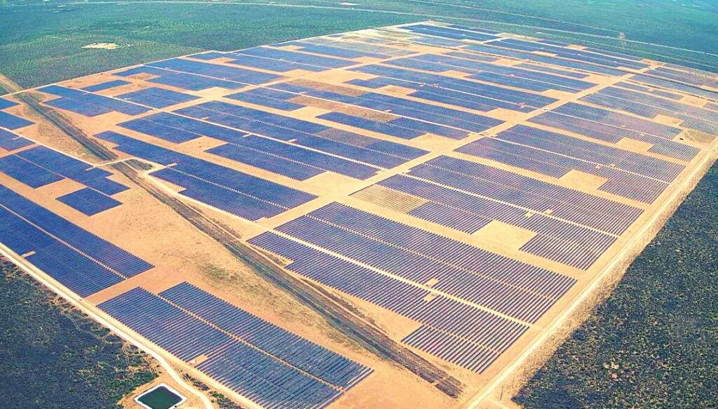 Utility-scale solar farms
