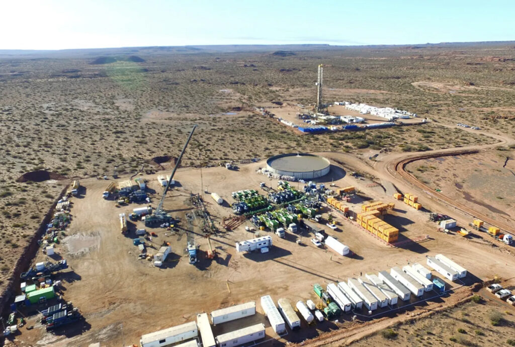 Vaca Muerta shale formation infrastructure