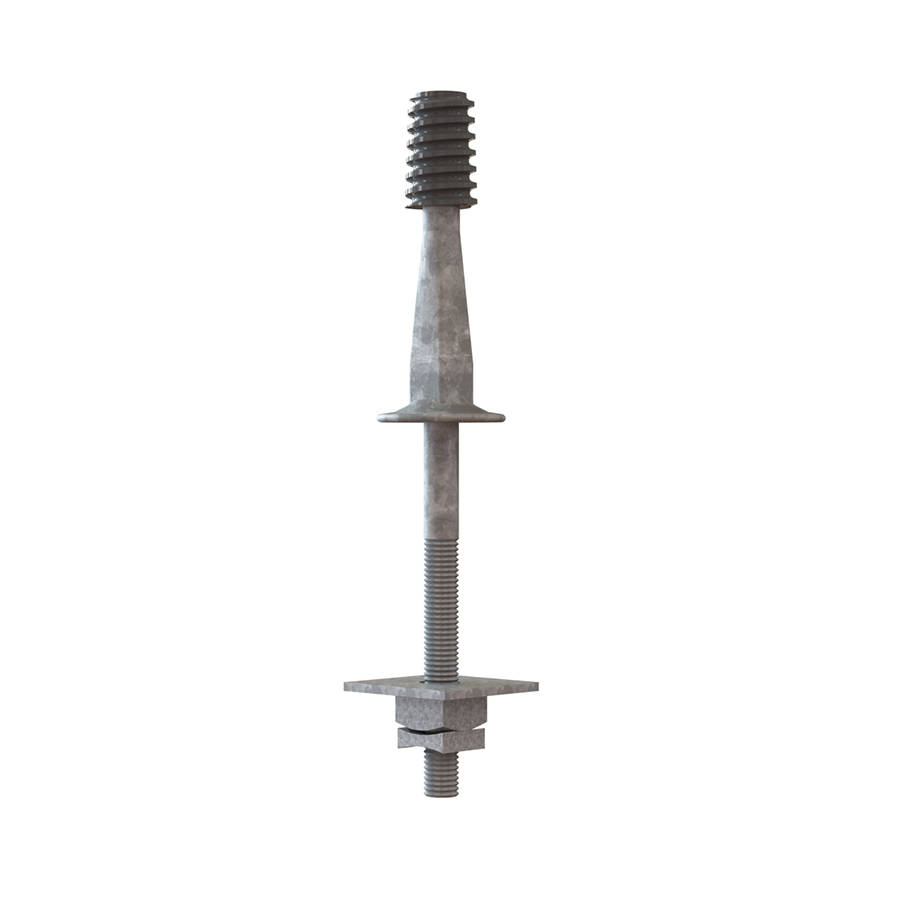 Crossarm insulator pins withstand mechanical forces