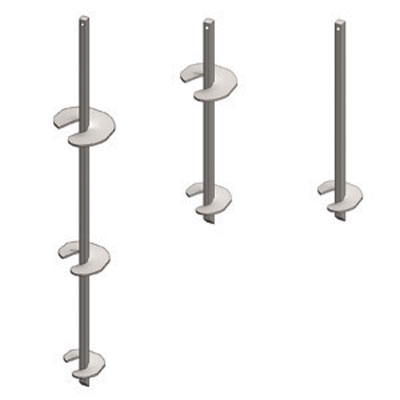 Helical lead anchors provide secure mechanical connections